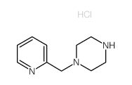 1-Pyridin-2-ylmethyl-piperazine hydrochloride Structure