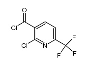 2-chloro-6-trifluoromethylnicotinoyl chloride结构式
