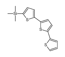 trimethyl-[5-(5-thiophen-2-ylthiophen-2-yl)thiophen-2-yl]silane Structure