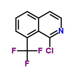 1-Chloro-8-(trifluoromethyl)isoquinoline结构式