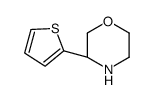 (S)-3-(Thiophen-2-yl)morpholine结构式