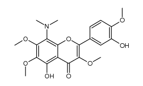 8-dimethylaminocasticin结构式