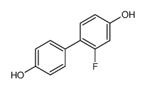 3-fluoro-4-(4-hydroxyphenyl)phenol结构式