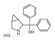 3-Azabicyclo[3.1.0]hex-2-yl(diphenyl)methanol hydrochloride (1:1) Structure