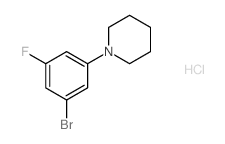 1-(3-Bromo-5-fluorophenyl)piperidine hydrochloride picture