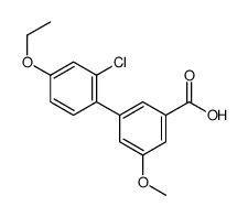 3-(2-chloro-4-ethoxyphenyl)-5-methoxybenzoic acid结构式