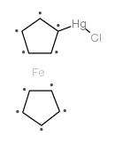 chloromercury,cyclopenta-1,3-diene,iron(2+) Structure