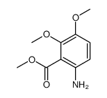 METHYL 6-AMINO-2,3-DIMETHOXYBENZOATE结构式