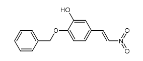 2-(Benzyloxy)-5-(2-nitroethenyl)phenol结构式