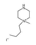 1-butyl-1-methylpiperazin-1-ium,iodide结构式