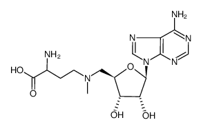 N4-(5'-adenosyl)-N4-methyl-2-(R,S),4-diaminobutanoic acid Structure