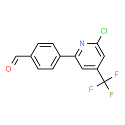 4-(6-Chloro-4-trifluoromethyl-pyridin-2-yl)-benzaldehyde picture