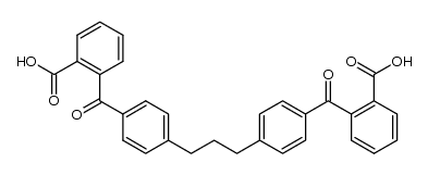 1,3-bis[4-(2-carboxybenzoyl)phenyl]propane结构式