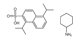 cyclohexanamine,1,5-di(propan-2-yl)naphthalene-2-sulfonic acid Structure