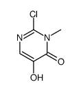 2-chloro-5-hydroxy-3-methylpyrimidin-4(3H)-one结构式