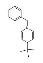 1-benzyl-4-tert-butyl-1,4-dihydropyridine Structure