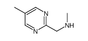 N-methyl-1-(5-methylpyrimidin-2-yl)methanamine Structure