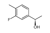 (R)-1-(3-fluoro-4-methylphenyl)ethanol Structure