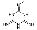 N4-methyl-1,3,5-triazine-2,4,6-triamine结构式