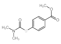 methyl 4-(dimethylcarbamoylsulfanyl)benzoate Structure