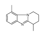 Pyrido[1,2-a]benzimidazole, 1,2,3,4-tetrahydro-4,9-dimethyl- (9CI) structure