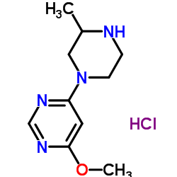 4-Methoxy-6-(3-Methyl-piperazin-1-yl)-pyrimidine hydrochloride picture