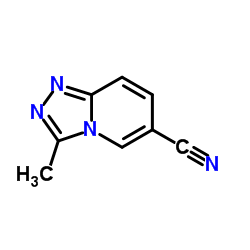 3-Methyl[1,2,4]triazolo[4,3-a]pyridine-6-carbonitrile结构式