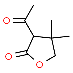 2(3H)-Furanone, 3-acetyldihydro-4,4-dimethyl- (9CI)结构式