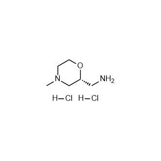 (R)-(4-Methylmorpholin-2-yl)methanamine dihydrochloride structure