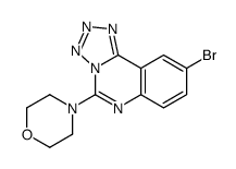 4-(9-bromotetrazolo[1,5-c]quinazolin-5-yl)morpholine Structure