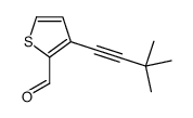 3-(3,3-dimethylbut-1-ynyl)thiophene-2-carbaldehyde Structure