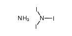 nitrogen triiodide * ammonia Structure