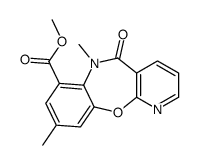 methyl 6,9-dimethyl-5-oxopyrido[2,3-b][1,5]benzoxazepine-7-carboxylate Structure