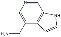 (1H-pyrrolo[2,3-c]pyridin-4-yl)methanamine结构式