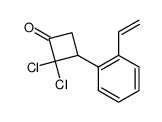 2,2-dichloro-3-(2-vinylphenyl)cyclobutan-1-one Structure