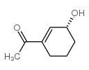 Ethanone, 1-(3-hydroxy-1-cyclohexen-1-yl)-, (R)- (9CI)结构式