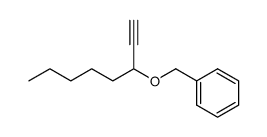 {[(1-pentylprop-2-ynyl)oxy]methyl}benzene Structure