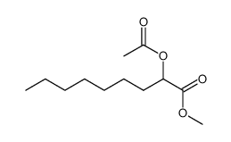 α-Acetoxy-pelargonsaeure-ethylester Structure