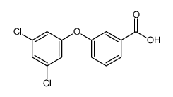 3-(3,5-dichlorophenoxy)benzoic acid结构式