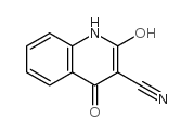 2-hydroxy-4-oxo-1H-quinoline-3-carbonitrile结构式