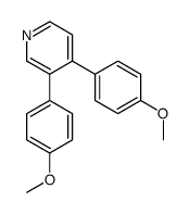 3,4-Bis(p-methoxyphenyl)pyridine结构式