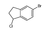 5-bromo-1-chloro-2,3-dihydro-1H-indene structure