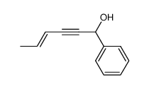 1-Phenylhex-4-en-2-in-1-ol结构式