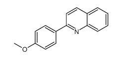 2-(4-Methoxyphenyl)quinoline Structure