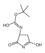 (R)-tert-butyl 2,5-dioxopyrrolidin-3-ylcarbamate Structure