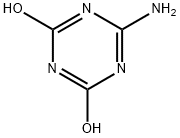 1,3,5-Triazine-2,4-diol,6-amino-(9CI)结构式