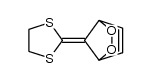 7-(1,3-dithiolan-2-ylidene)-2,3-dioxabicyclo[2.2.1]hept-5-ene Structure