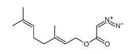 2-diazonio-1-(3,7-dimethylocta-2,6-dienoxy)ethenolate Structure