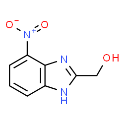 1H-Benzimidazole-2-methanol,4-nitro-(9CI)结构式