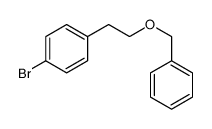 1-bromo-4-(2-phenylmethoxyethyl)benzene结构式